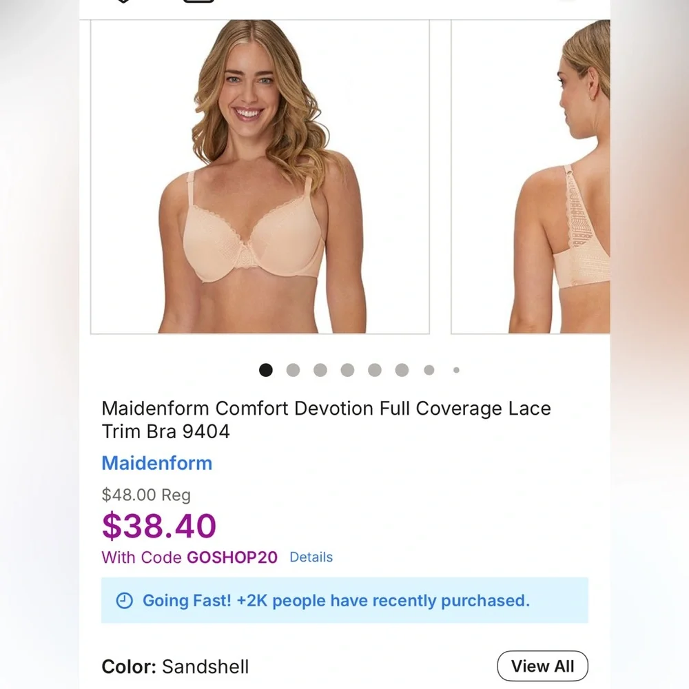 Bundle!  FOUR Maiden  Bras. gently worn underwire. Lightly padded 36C.